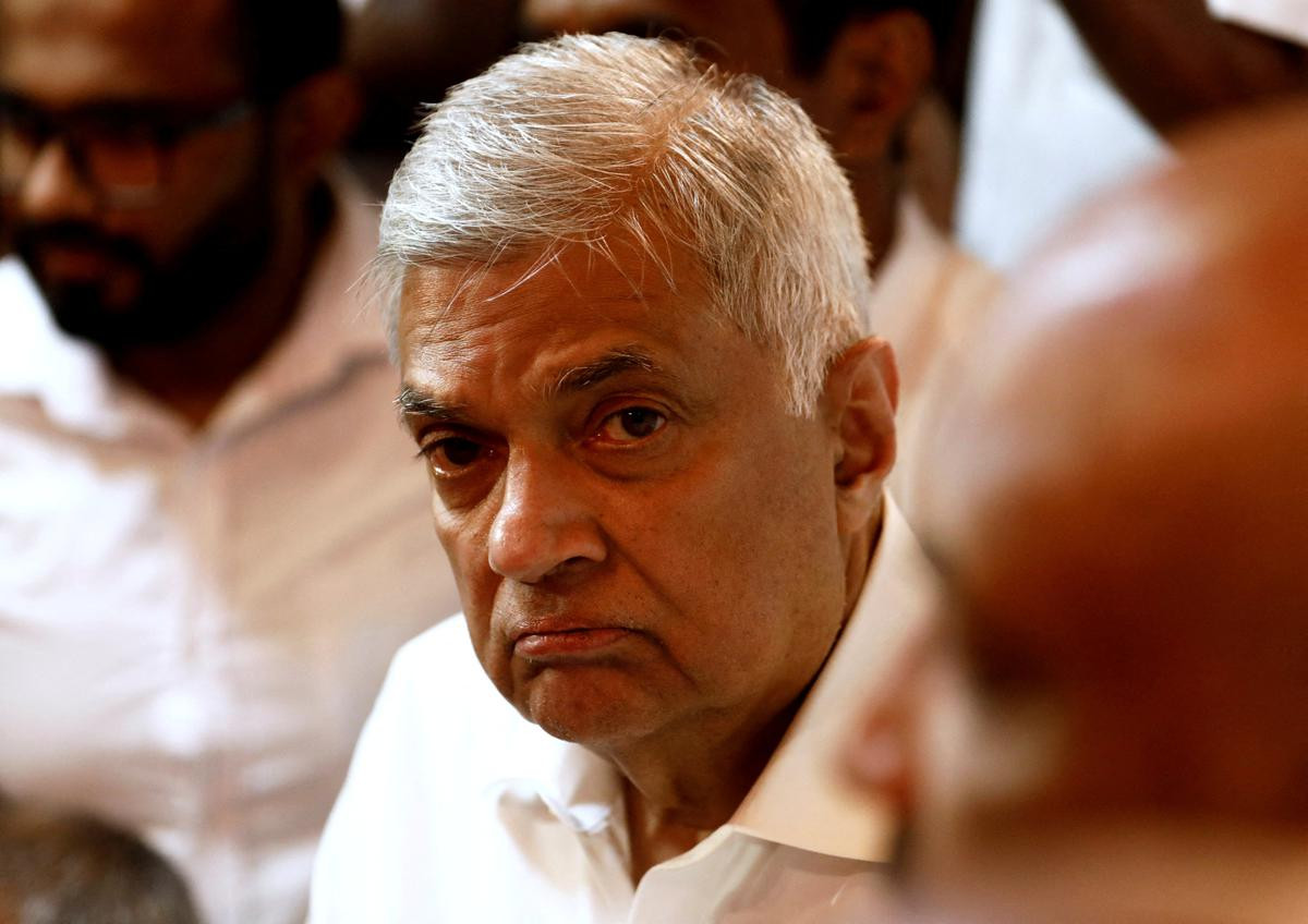 श्रीलंकाका पूर्वराष्ट्रपति रनिल विक्रमसिङ्घे पक्राउ