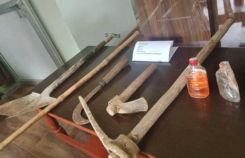 अर्घाखाँची : श्रीमानले श्रीमतीकाे हत्या गरी शव घरभित्रै पुरे
