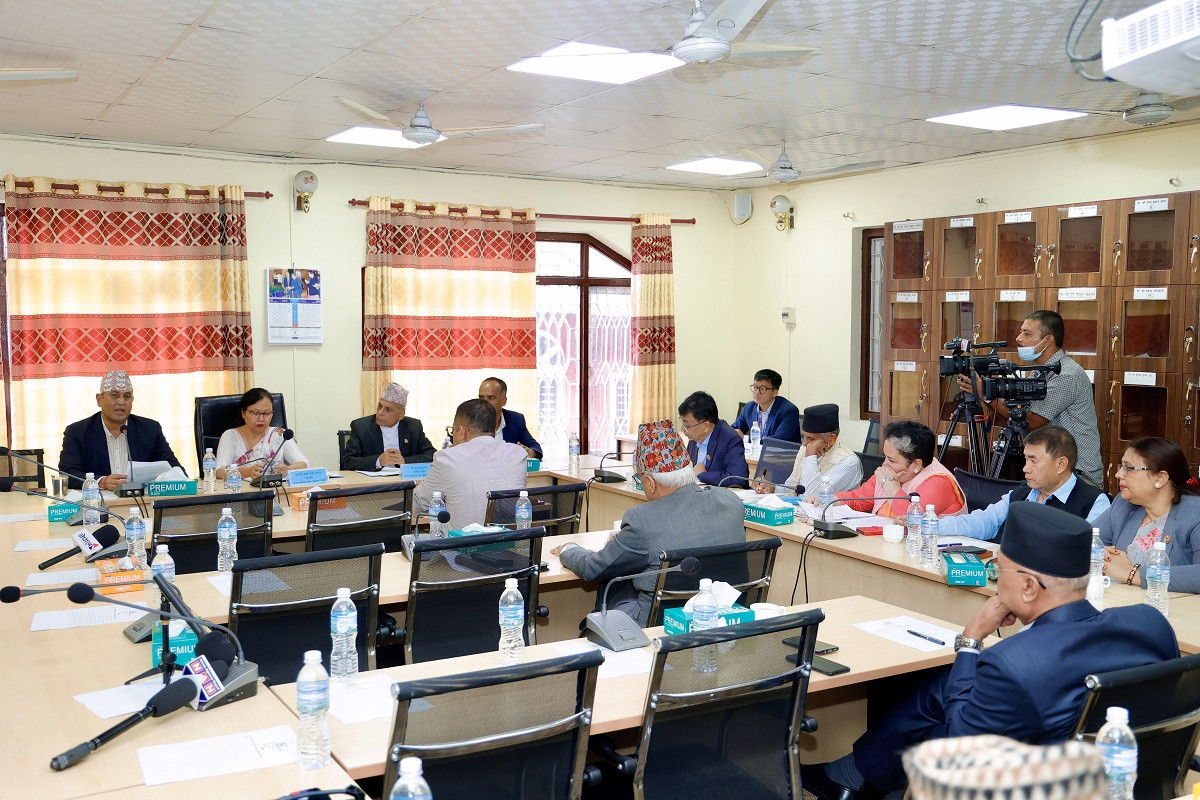 राज्य व्यवस्था समिति : विचाराधीन विधेयक अघि बढाउन सभापतिलाई सुझाव