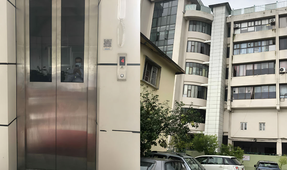पासवर्ड राखेर बालेन्द्रले मात्रै चढ्ने महानगरको लिफ्ट सबैका लागि खुल्यो