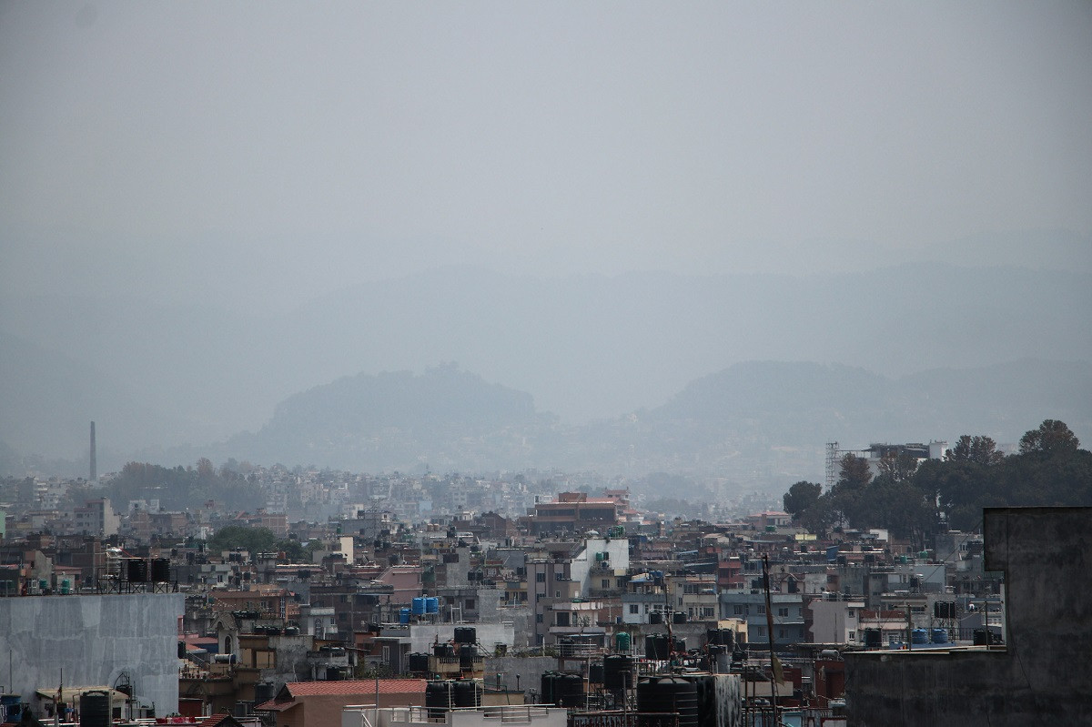 काठमाडौंमा बढ्दै छ वायु प्रदूषण, सचेत रहन आग्रह