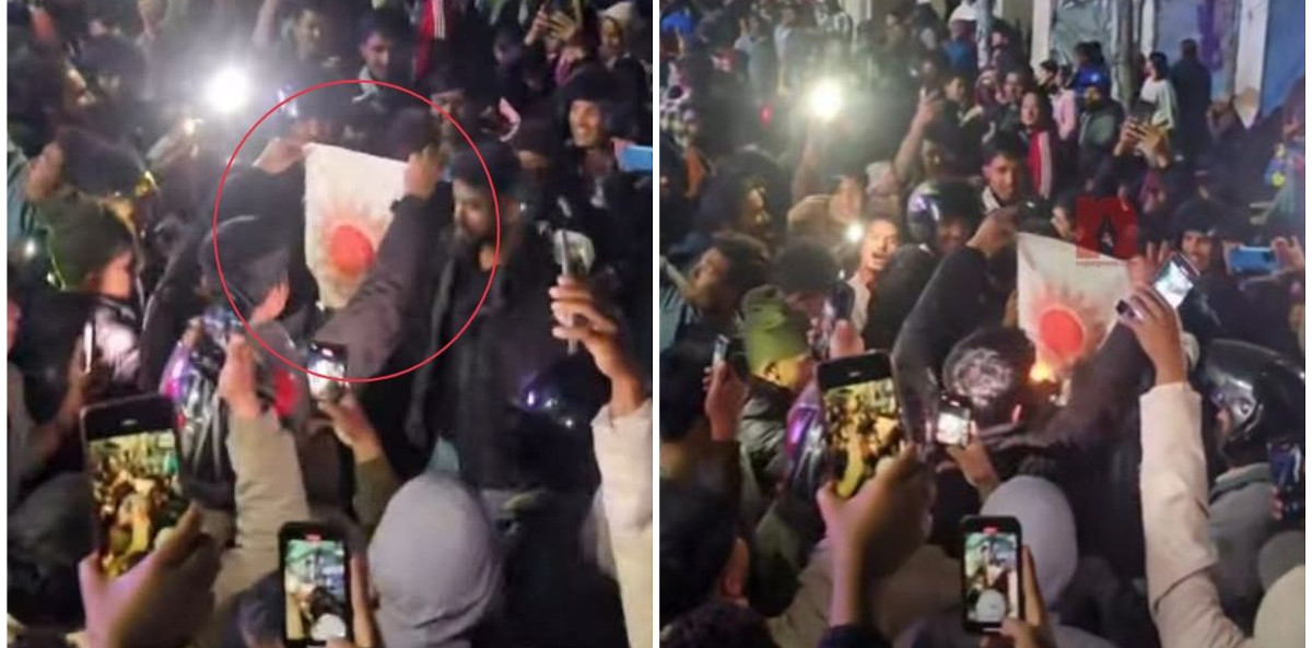 रास्वपा कार्यकर्ताले झण्डा जलाएको घटनामा एमालेको कडा आपत्ति