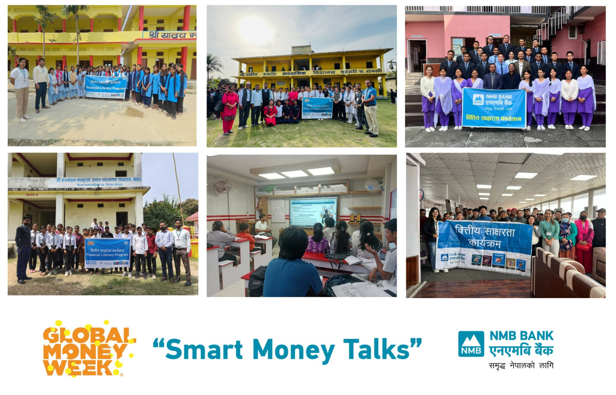 एनएमबि बैंकद्वारा ‘ग्लोबल मनी वीक २०२६’ को अवसरमा वित्तीय साक्षरता कार्यक्रम सम्पन्न