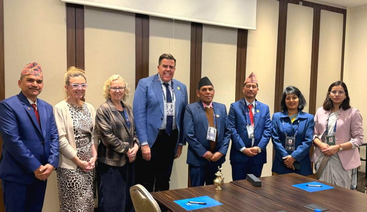 राष्ट्रियसभा अध्यक्ष र अष्ट्रेलियाका सभामुखबीच भेट