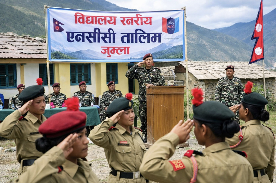 जुम्लामा विद्यालयस्तरीय ‘एनसिसी’ तालिम सञ्चालन