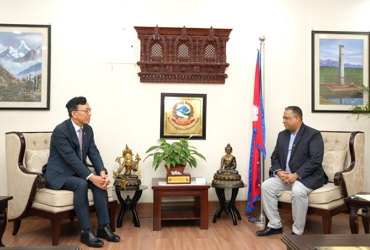 नेपाल-कोरियाबीच सम्पर्क विस्तारमा परराष्ट्रमन्त्रीको जोड
