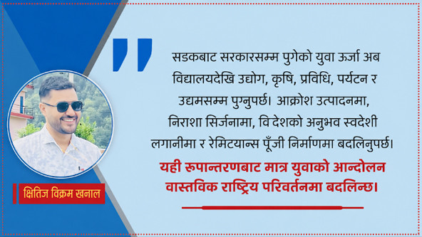 युवा : उमेर होइन, सम्भावनाको नाम हो