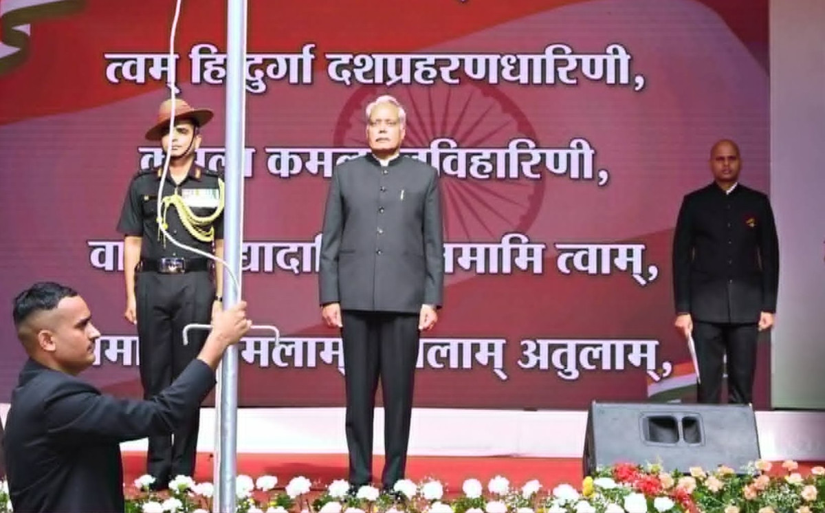 काठमाडौंमा भारतको ८०औँ स्वतन्त्रता दिवस मनाइयो, ११ मृत सैनिकका परिवारलाई बीमा रकम प्रदान