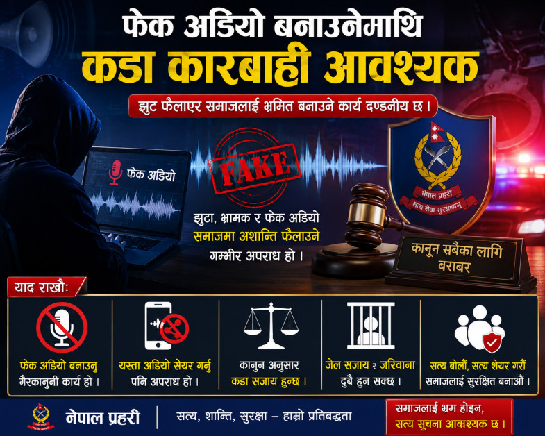 आईजीपी र पत्रकार भनिएका बीचको सम्वाद के हो ?, पत्रकार भनिएका ‘कृष्ण विक’ भन्छन्– म पत्रकार नै होइन, एआईले बनाएको होला