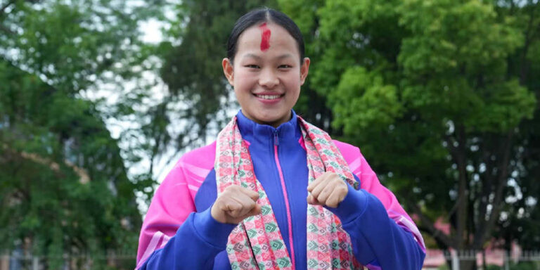 एरिका गुरुङ सेमिफाइनलमा पराजित