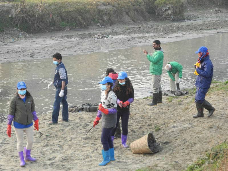 वाग्मती सफाइ महाअभियान ६९८ औँ हप्तामा