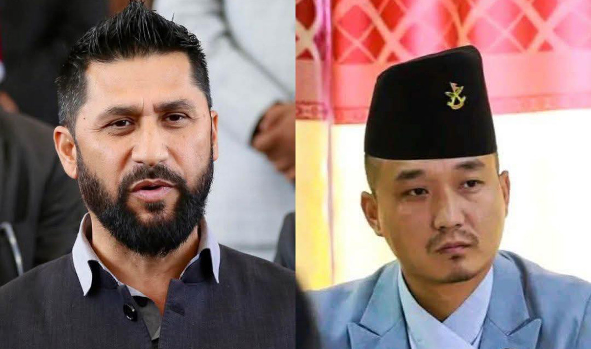 सभापति रवि लामिछाने भेट्न बूढानीलकण्ठ पुगे गृहमन्त्री गुरुङ