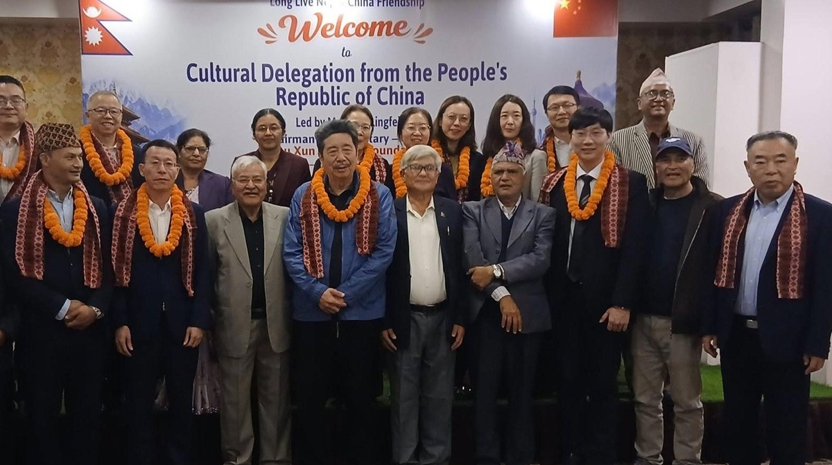 नेपाल भ्रमणमा रहेको चिनियाँ सांस्कृतिक टोली सम्मानित